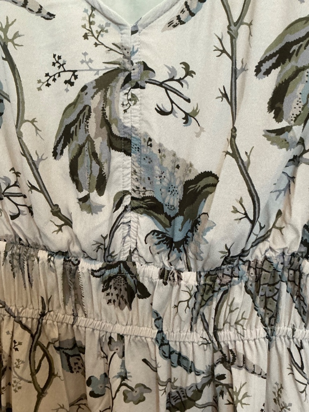 Spartina 449 Rosalia Blouse Maritime Forest Chintz Cream - Picture 3 of 3